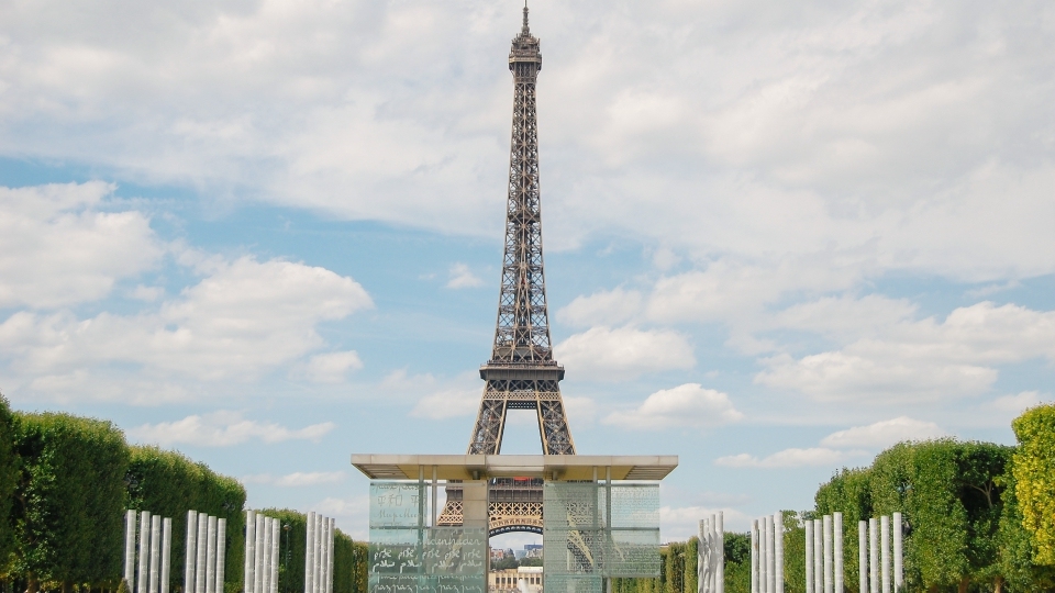 Champ de Mars Park in Paris