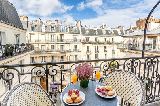 The Nouveau Fleurie - Elegant 2-Bedroom, 2-Bath Apartment with Balconies for Sale Fractional