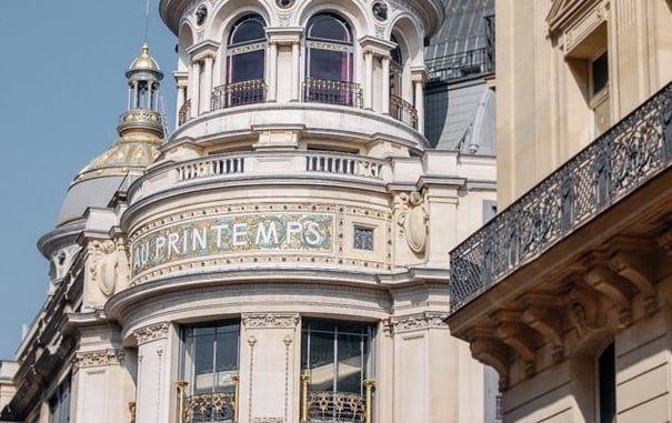 Grand Magasins on Boulevard Haussmann, Rue Tronchet & La Madeleine