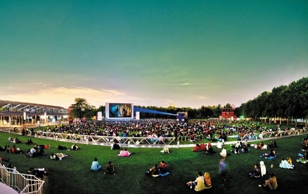 Open Air Cinema at Parc de la Villette