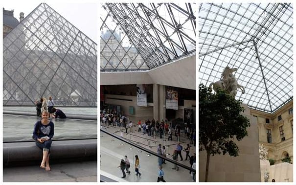 Visiting the Louvre Museum in Paris