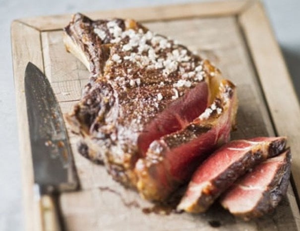 Christian Constant’s Recipe:  Côte de Boeuf a l’Echalote Grise