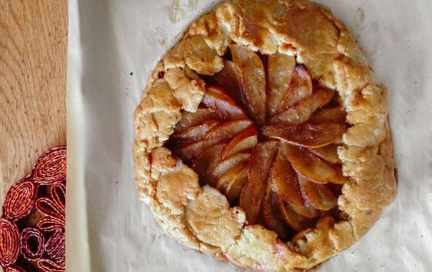 A Rustic Pear Galette That’s Super Easy to Make!