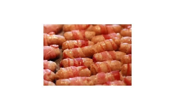 Bacon Wrapped Chipolatas