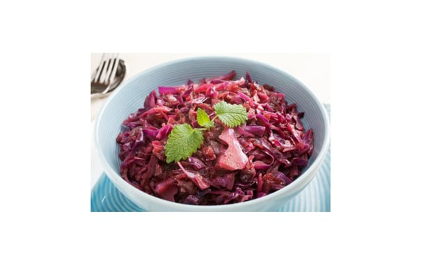 Braised Red Cabbage with Apples