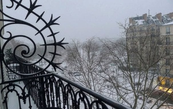 Paris in the Snow!