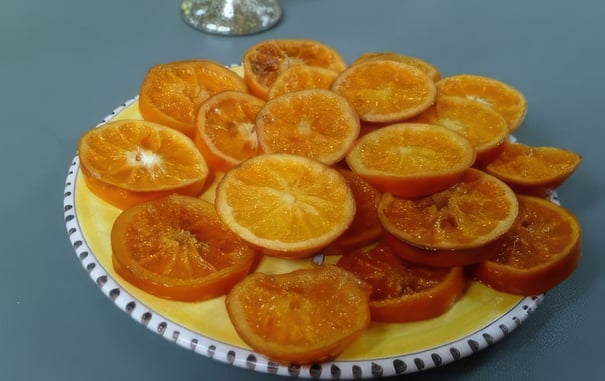 Recipe for Madelyn’s Candied Orange Slices