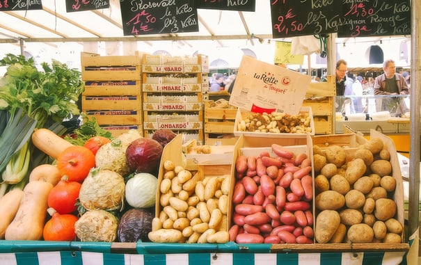 The Freshest Food at the Bustling Open-Air Market of Versailles