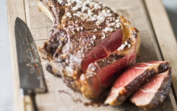 Christian Constant’s Recipe:  Côte de Boeuf a l’Echalote Grise