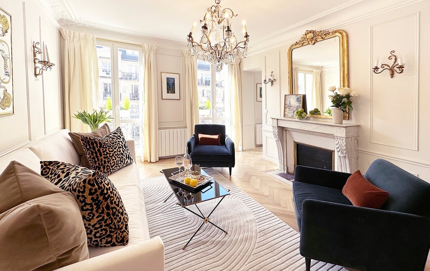 Before & After at the Beautiful Beaux Rêves Apartment in Paris