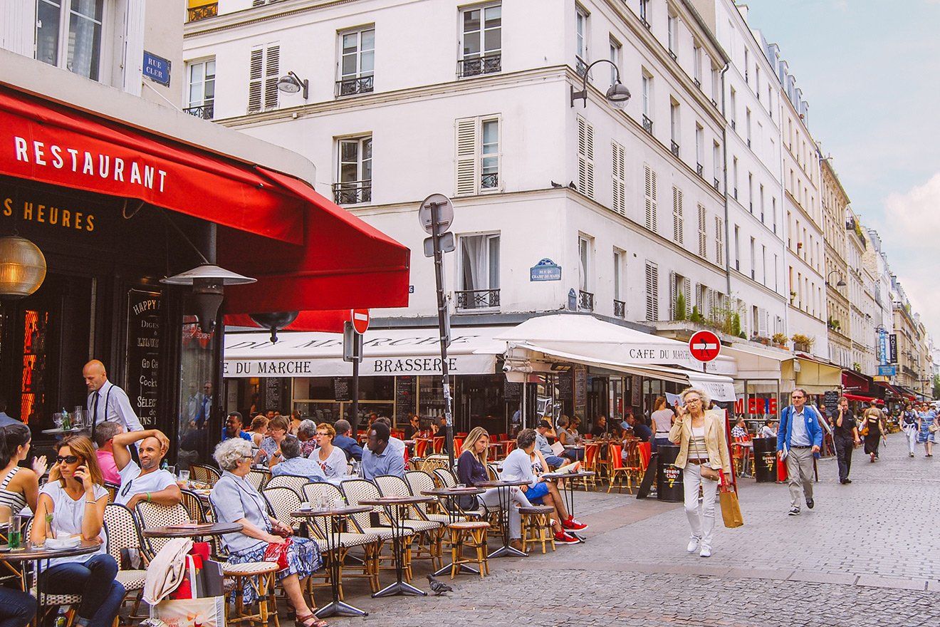 Rue Cler in Paris