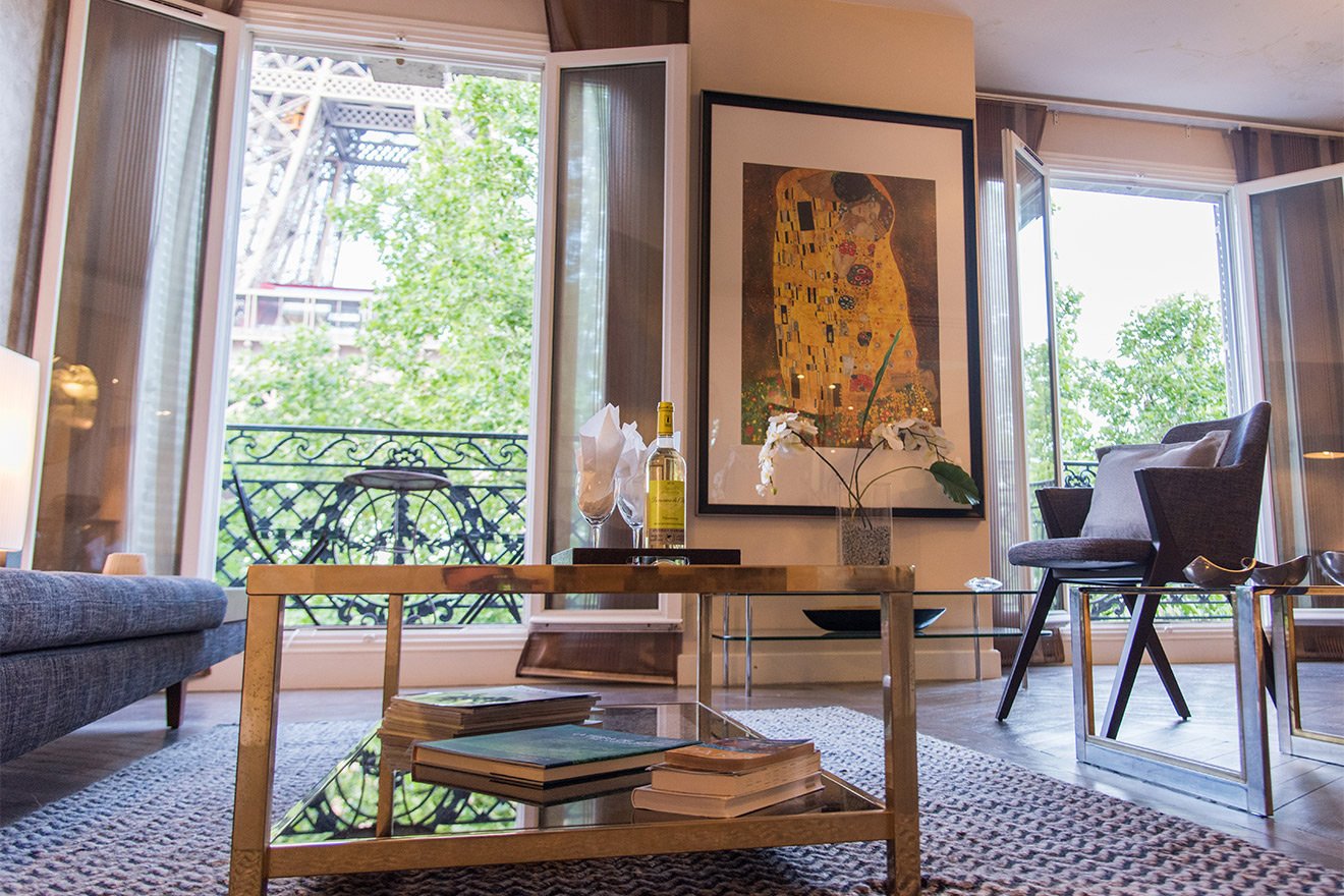 2 Bedroom Paris Apartment with Incredible Eiffel Tower Views
