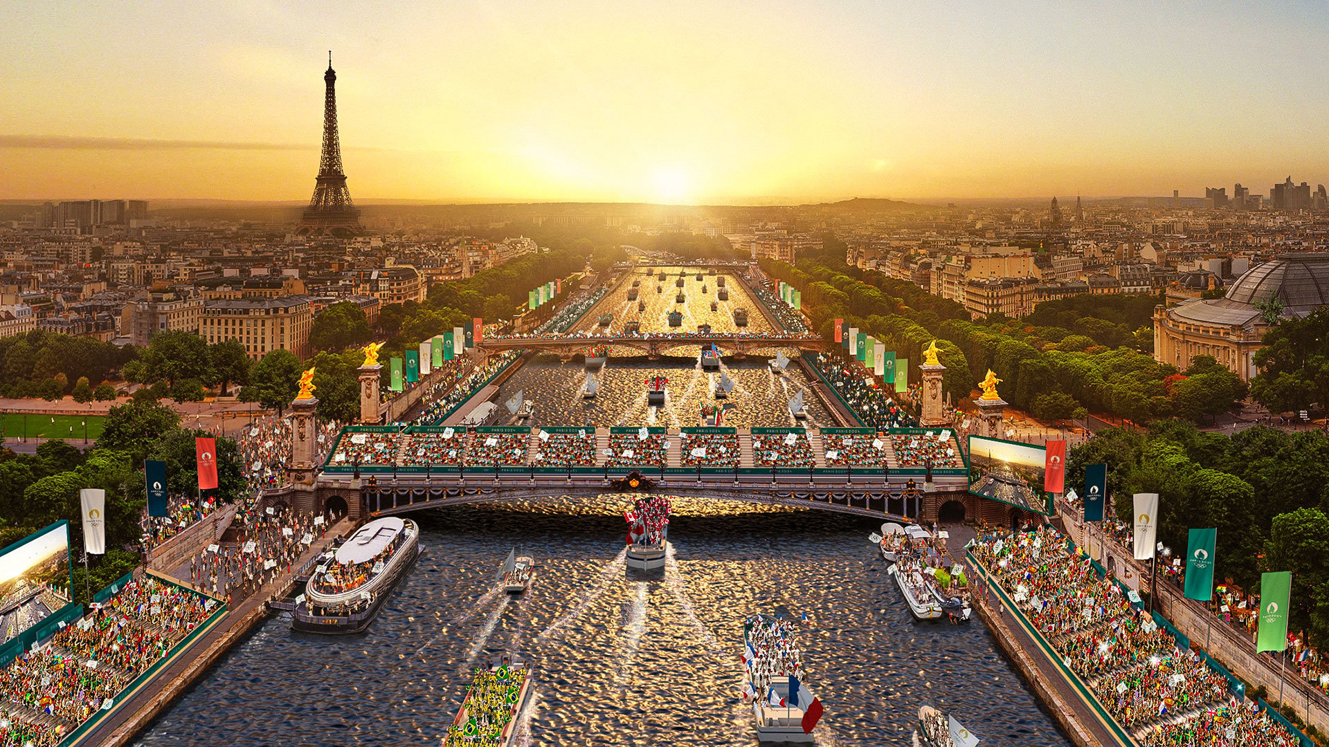 The Olympic Seine Paris 2024  Florian Hulleu 